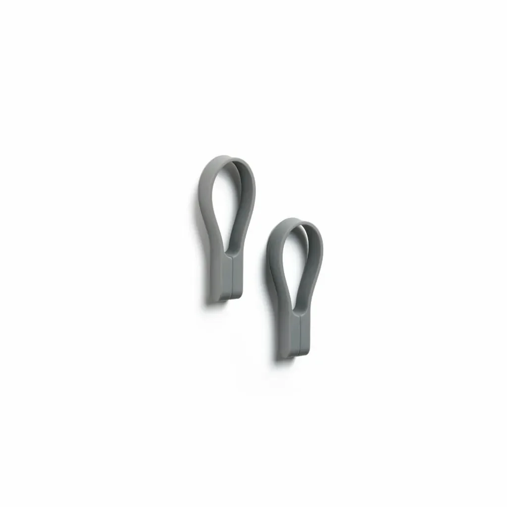 Zone Denmark Handtuchhalter Loop Magnet 2er Set Silikon Grau
