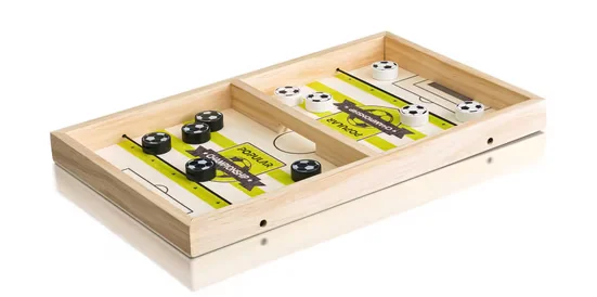 WOODYLAND Lernspielzeug Tischfußball Sling Puck 92214