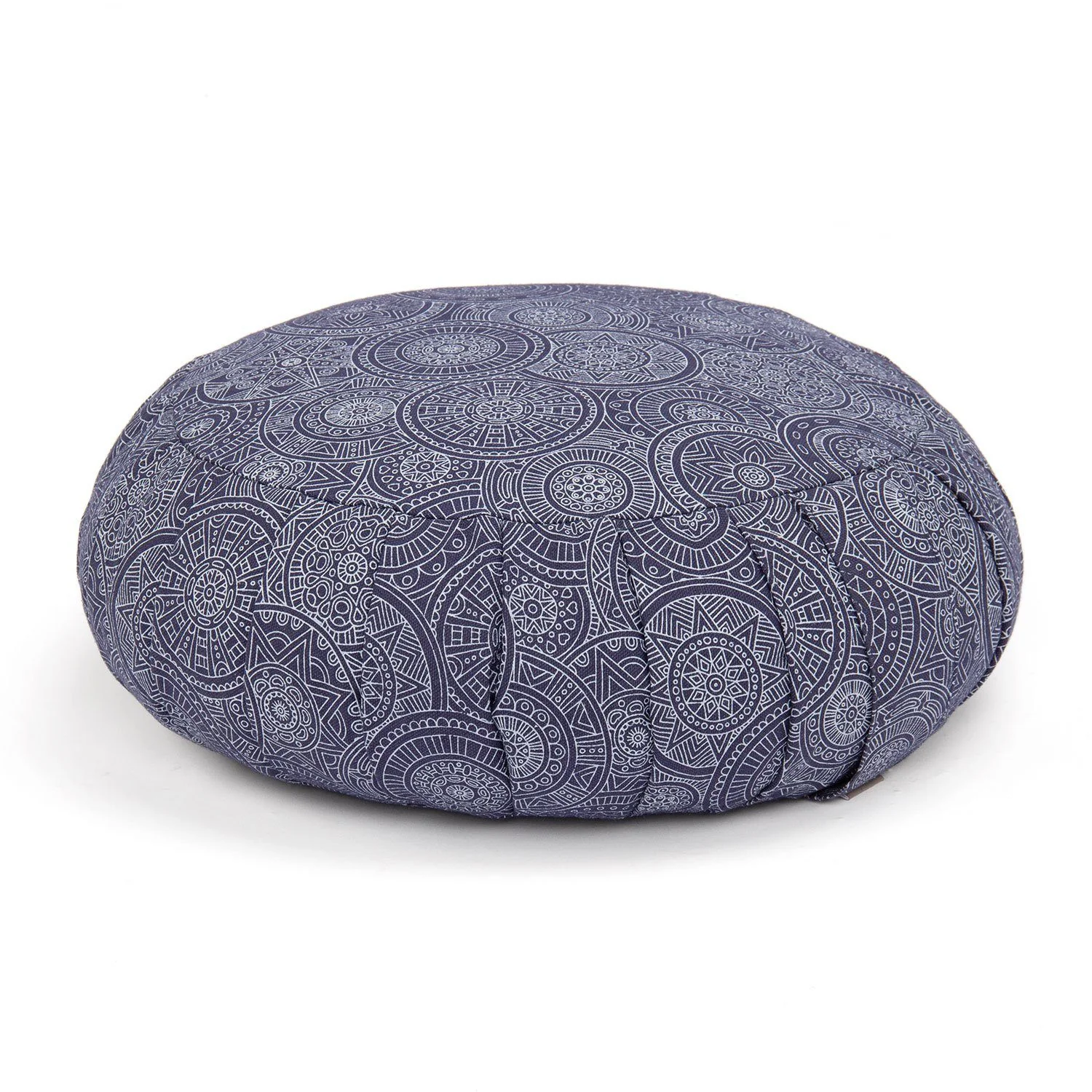 BODHI Yoga Meditationskissen Zafu Mandala dunkelblau 38 x 20 cm