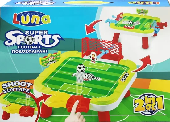 DIAKAKIS Mini Tischkicker Super Sports Fußball Spieltisch