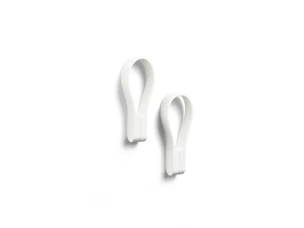 Zone Denmark Loop Magnet Handtuchhalter 2er Set Silikon weiß