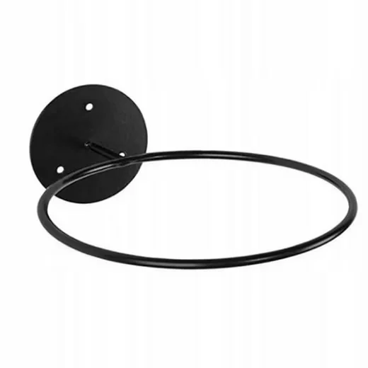 QLS Ballhalter Wandhalterung Metall schwarz für 1 Basketball