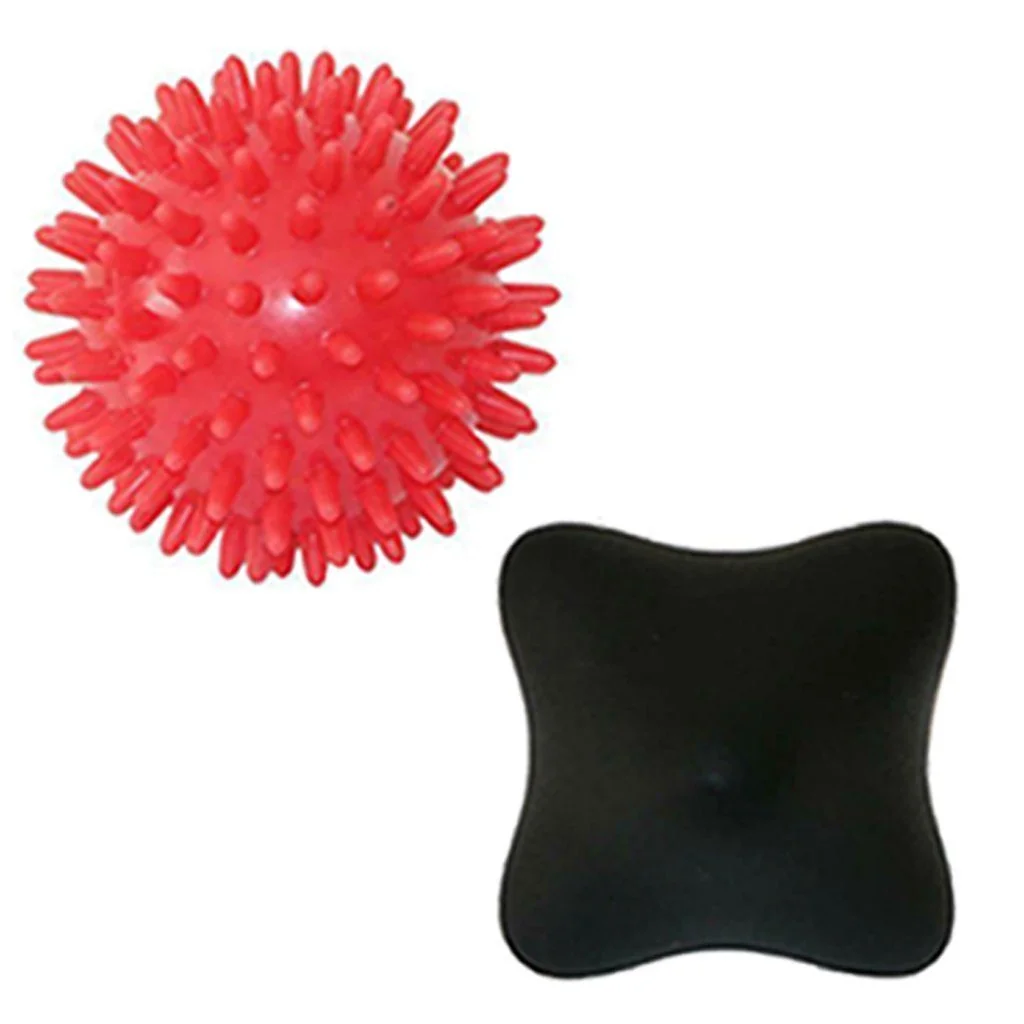 SPORTTREND 24 Massageball Faszienball schwarz 7 cm Igelball