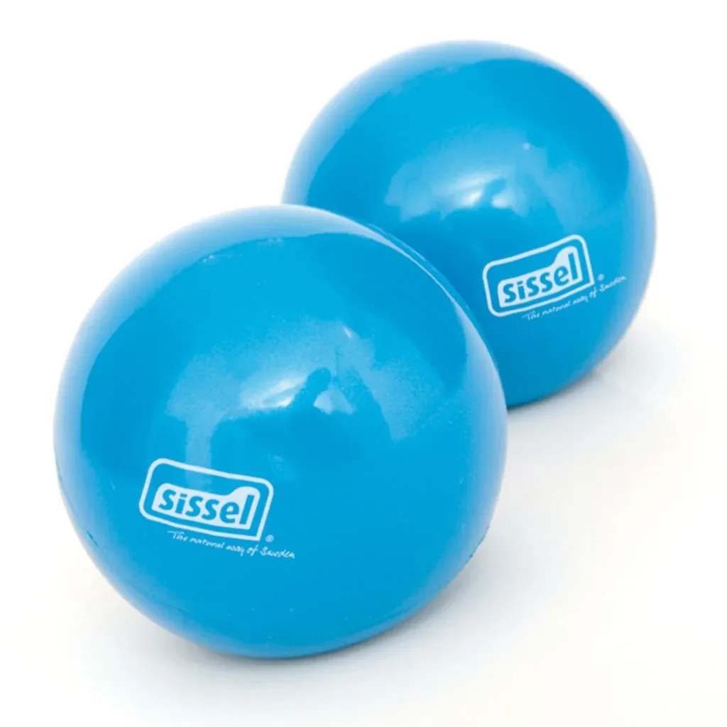 Sissel Toning Ball Gewichtsbälle Set 2 x 450 g blau