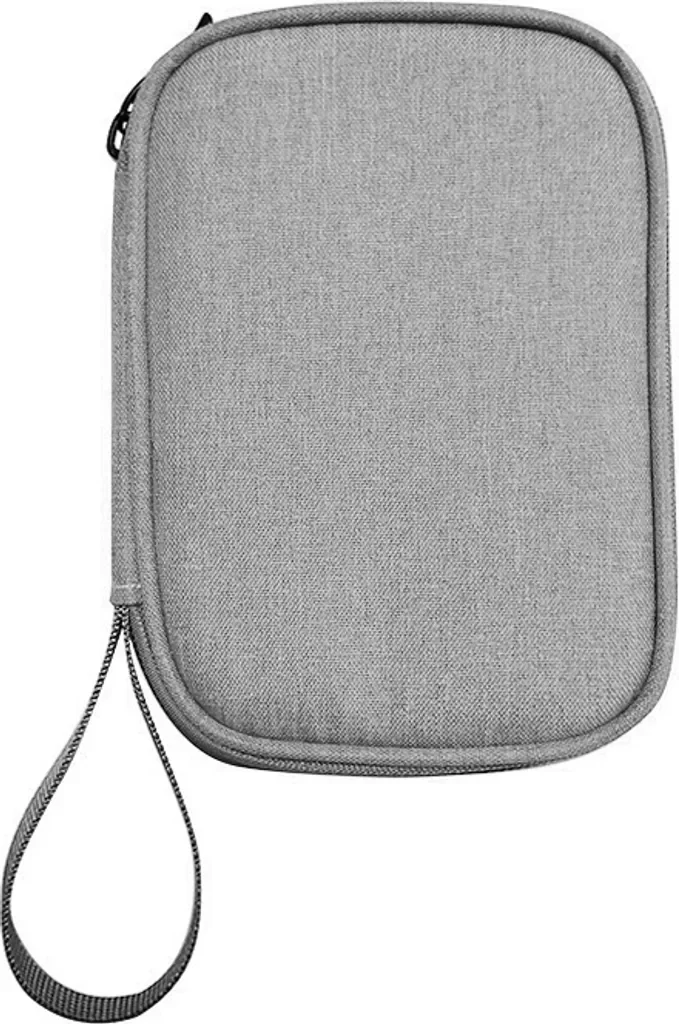 INF Elektronik-Organizer Reisetasche für Kabel und Zubehör Grau