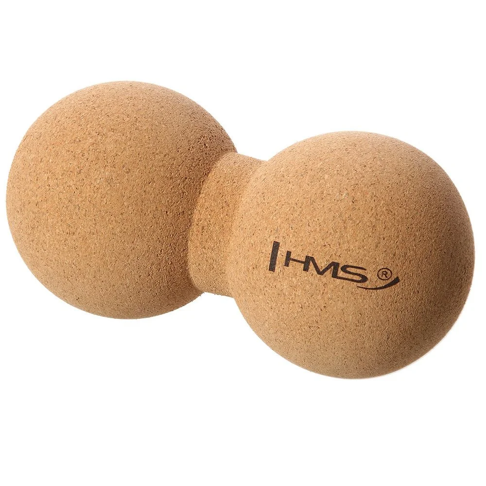 HMS Massageball aus Kork Lacrosse Faszien Triggerpunkt
