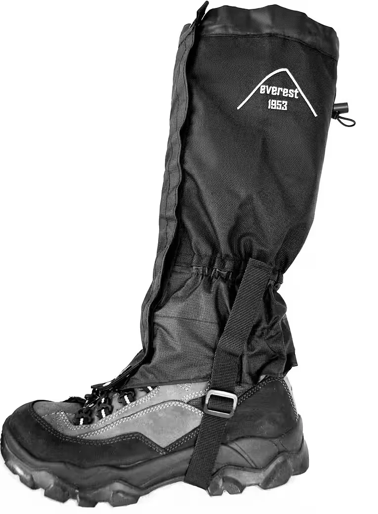EVEREST 1953 Outdoor Gamaschen wasserdicht 10000 mm schwarz S M