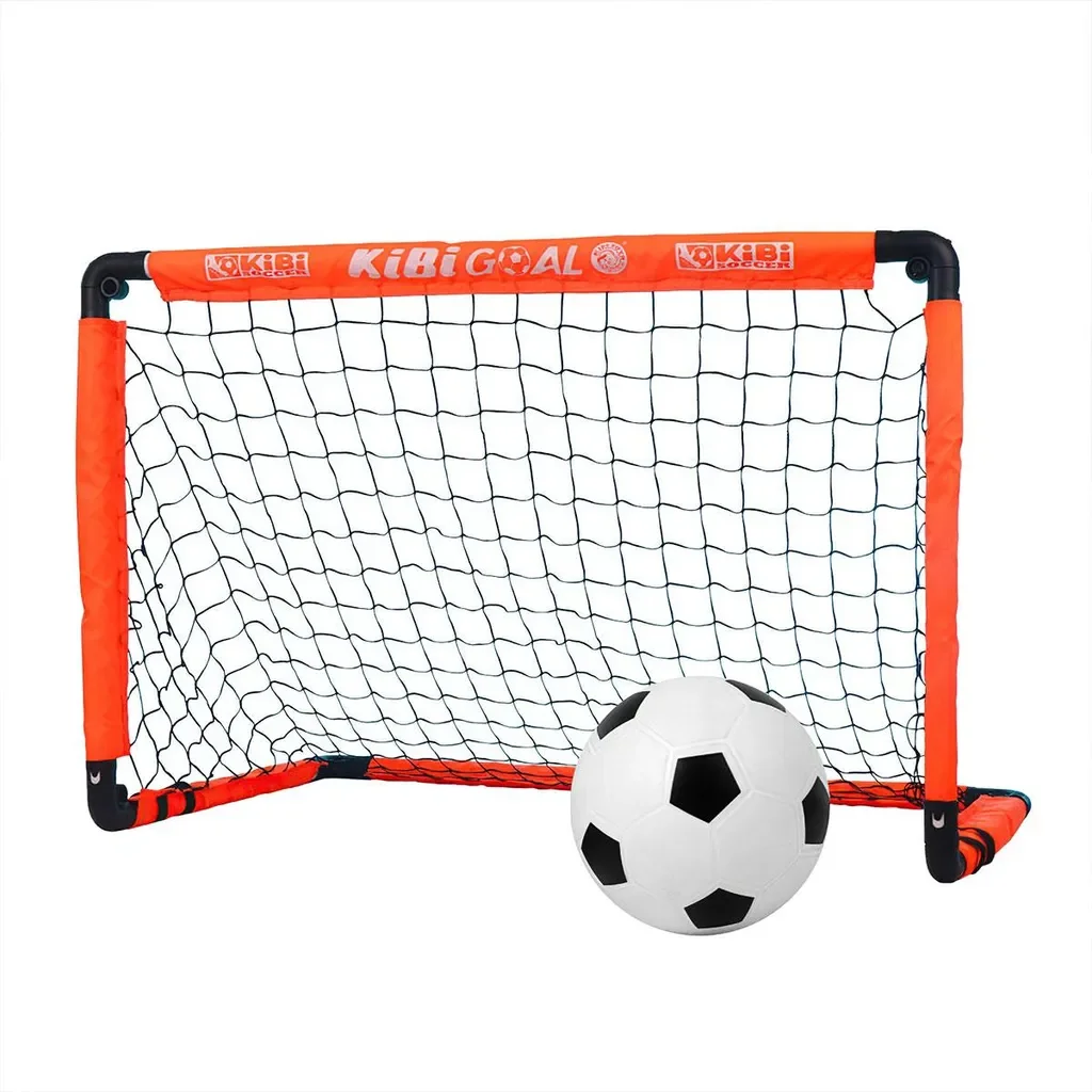 Faltbares Kinder-Fußballtor 90x60 cm mit Netz für Garten und Indoor