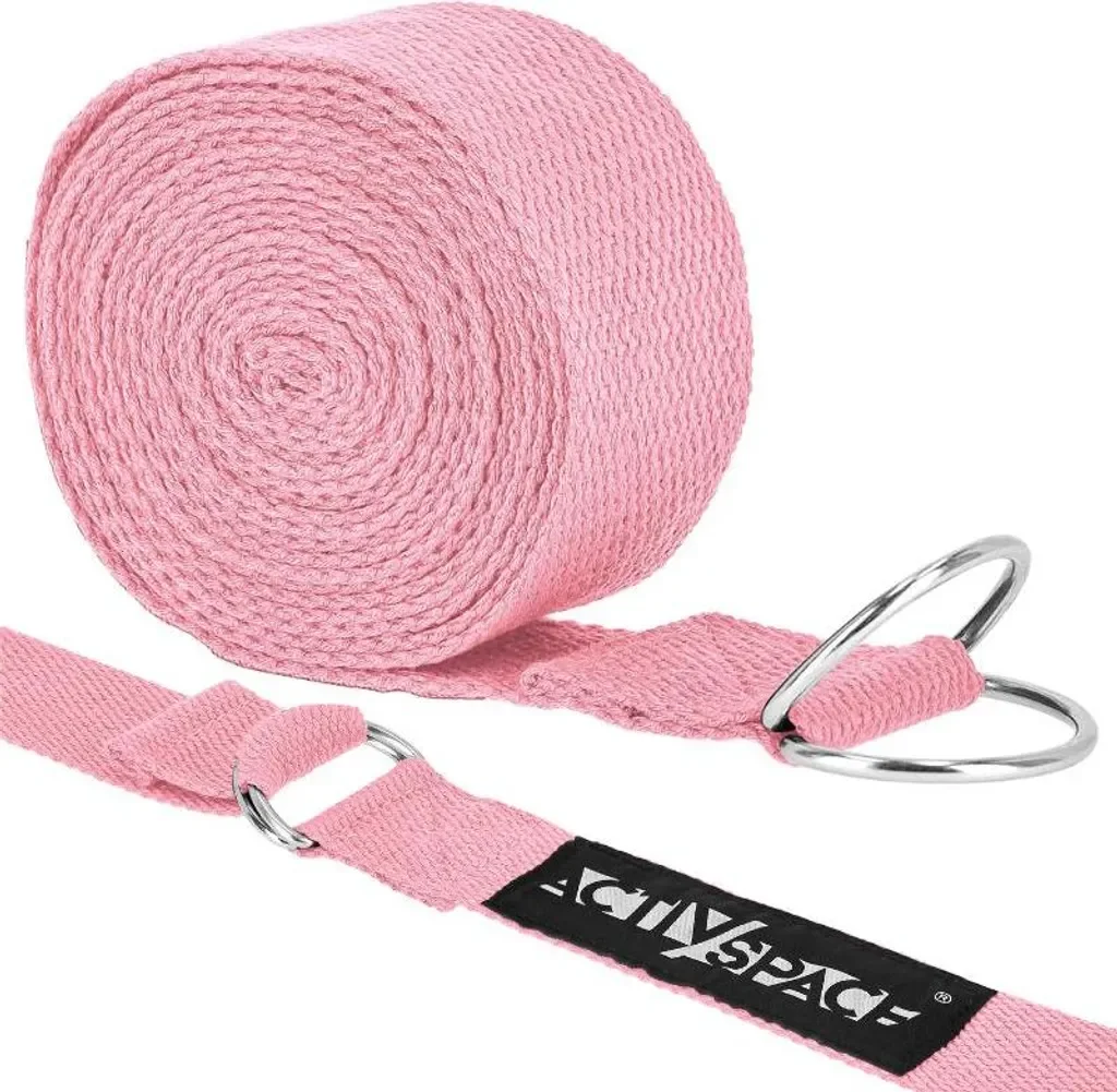 Yogagurt 300 x 3,8 cm rosa strapazierfähig